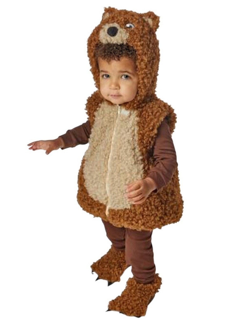 Going Wild Infant 2pc Fuzzy Teddy Bear Halloween Costume